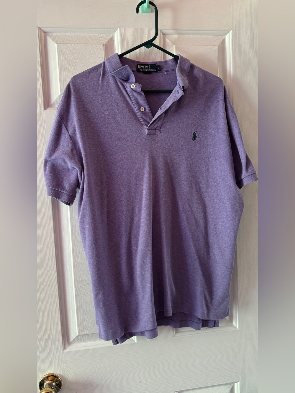 Ralph Lauren Lavender Short-Sleeve Polo Shirt
